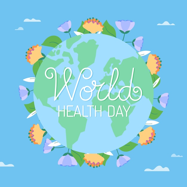 World health day concept with glove