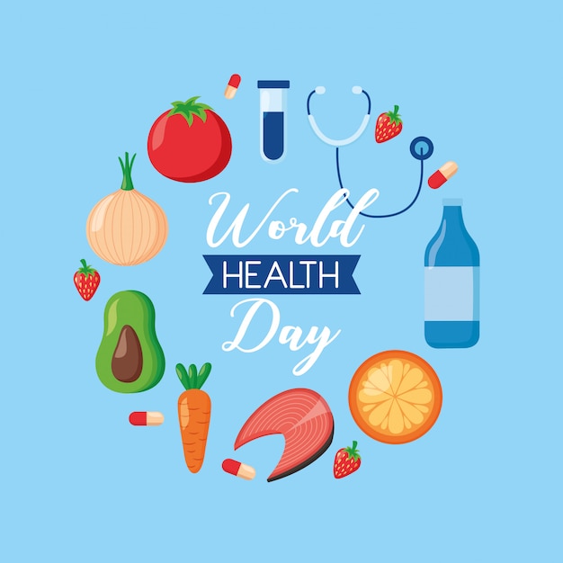 Free Vector world health day