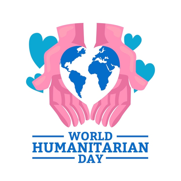 Free Vector world humanitarian day