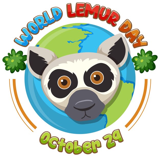 World Lemur Day Poster Design