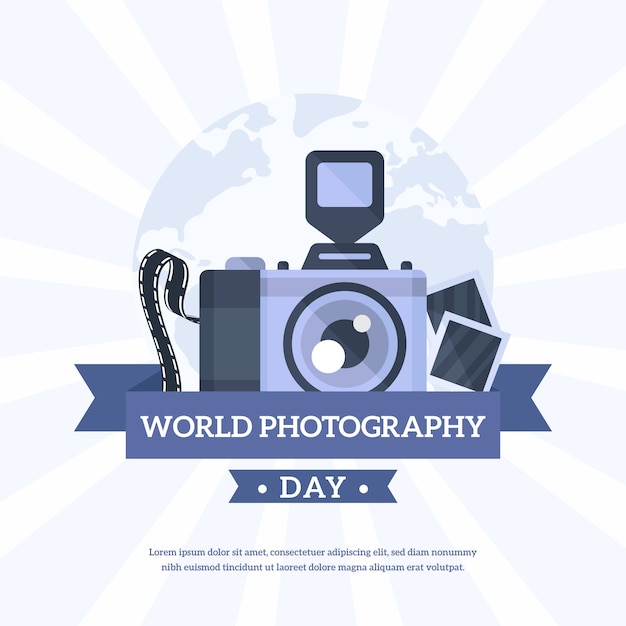 World photography day illustration