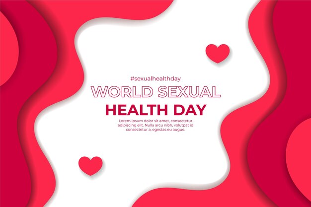 World sexual health day concept