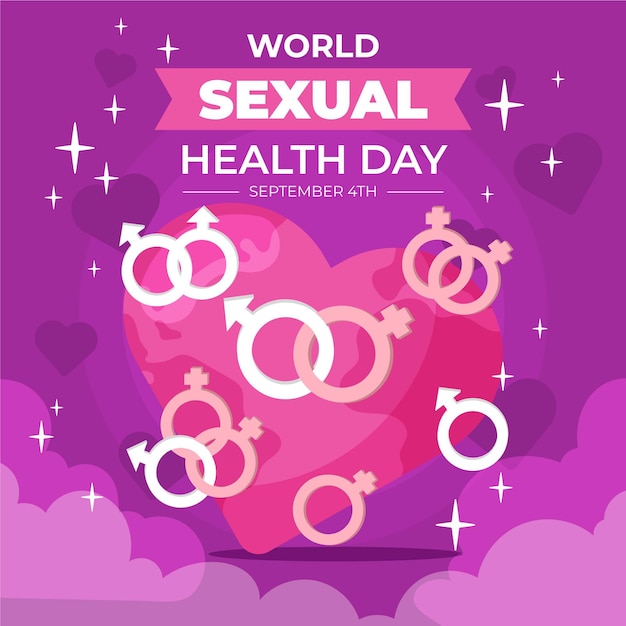 Free Vector world sexual health day