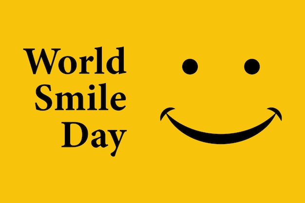 Free Vector world smile day background 2