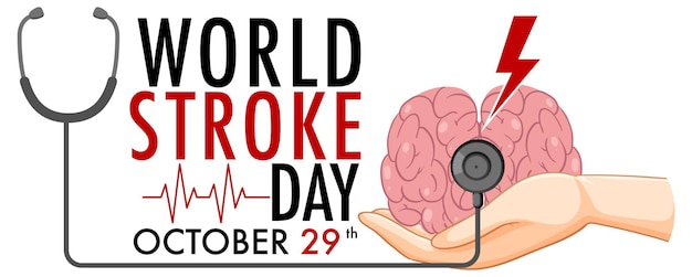 World Stroke Day Banner Design