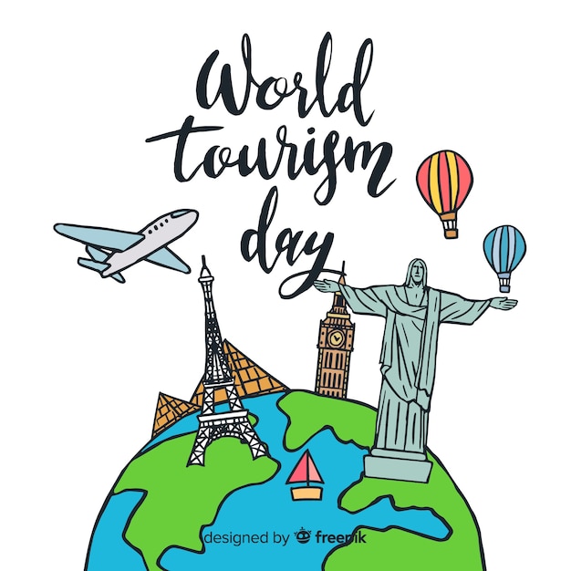 World tourism day background