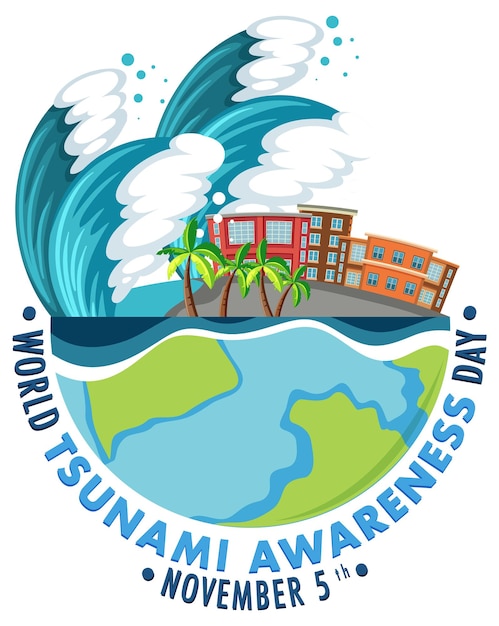 World Tsunami Awareness Day Banner Design