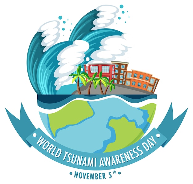 World Tsunami Awareness Day Banner Design