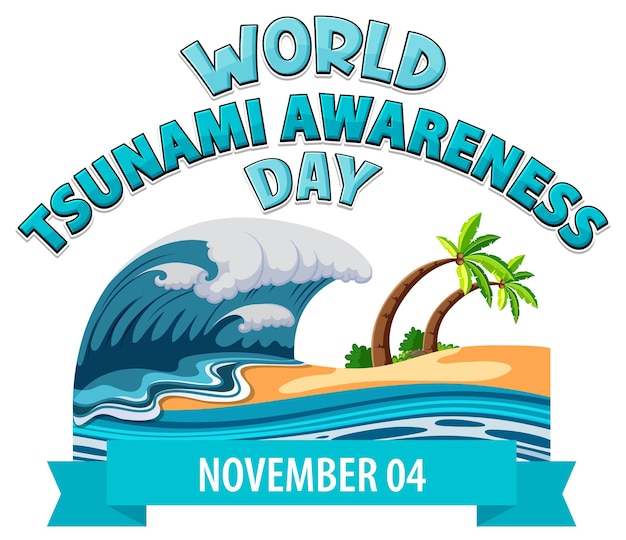 World Tsunami Awareness Day Logo Design