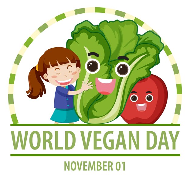 World Vegan Day Logo Design