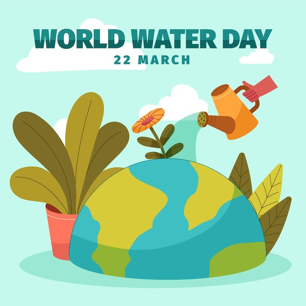 World water day illustration