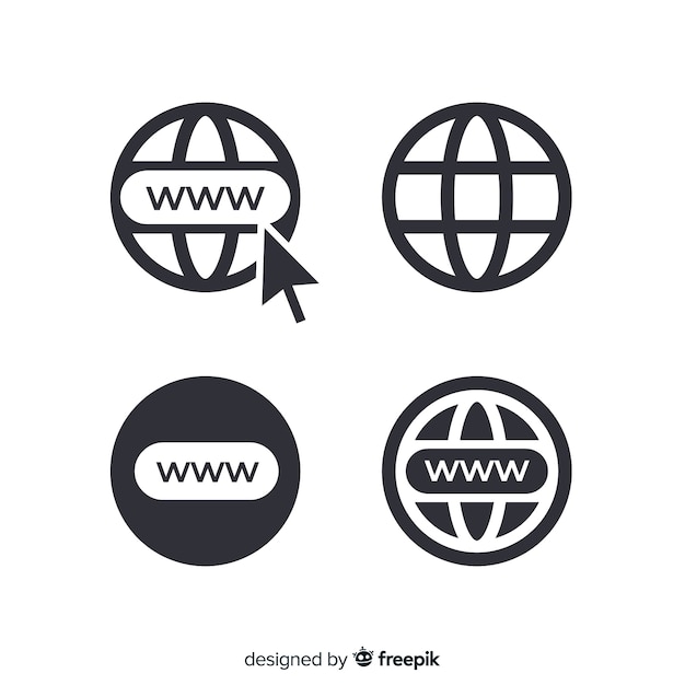 Free Vector www icon 