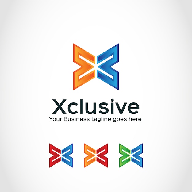 Free vector x logo design