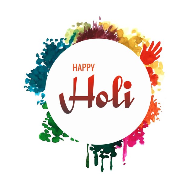 X9Indian holi traditional festival of colors card background