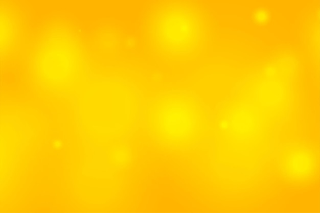 Free Vector yellow background with blurred bokeh lights