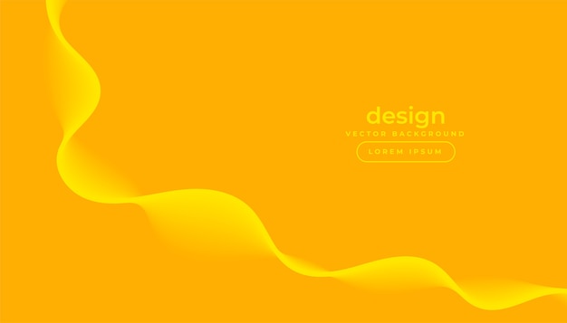 Yellow background with curvy flowing wave design