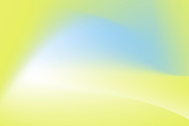 Free Vector yellow and blue wave gradient background vector