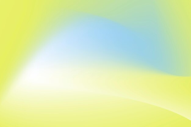 Yellow and blue wave gradient background vector