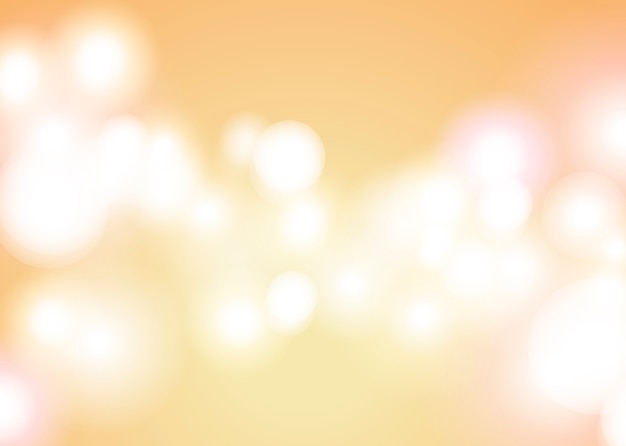 Free Vector yellow bokeh background