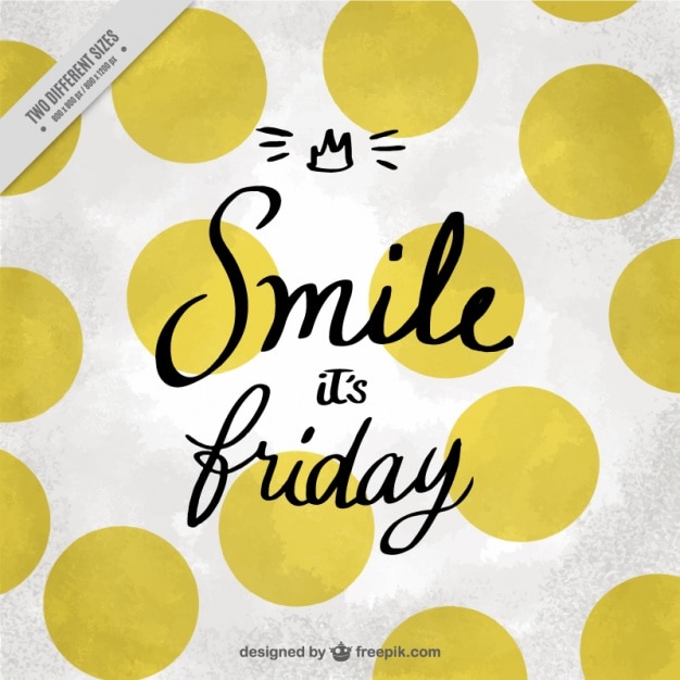 Free Vector yellow circles background with positive message