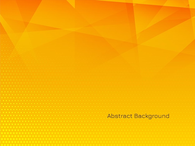 Free vector yellow color modern polygonal background