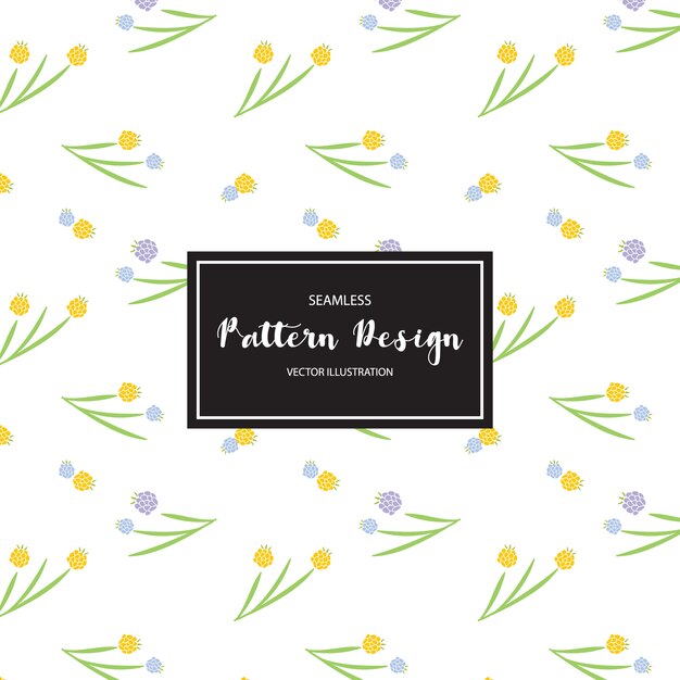 Free Vector yellow flowers on white background