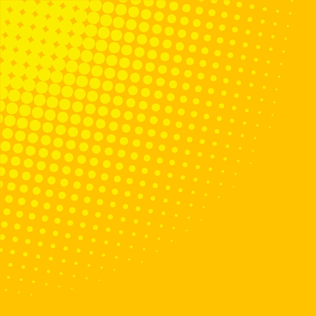 Yellow Gradient Halftone Background