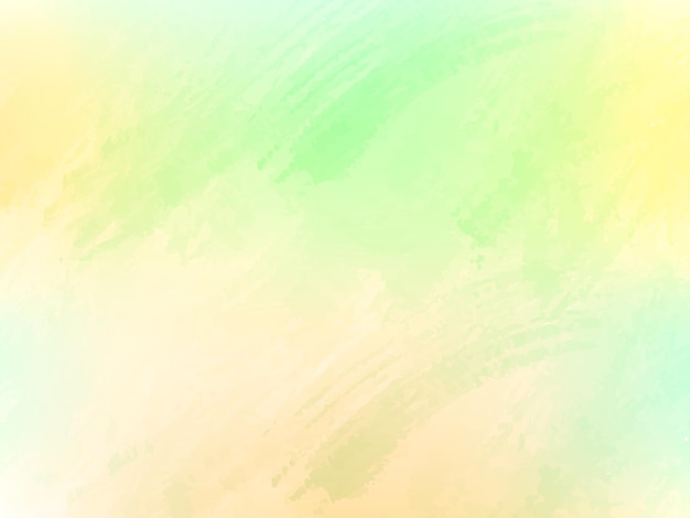 Free Vector yellow and green watercolor texture background design