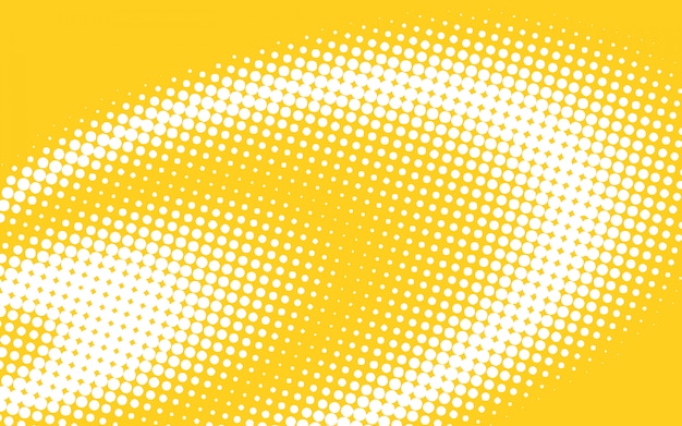 Yellow Halftone Background