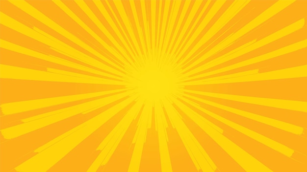 Free Vector yellow and orange sunburst texture background