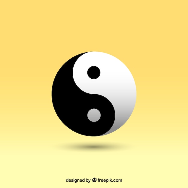 Free vector yin yang vector