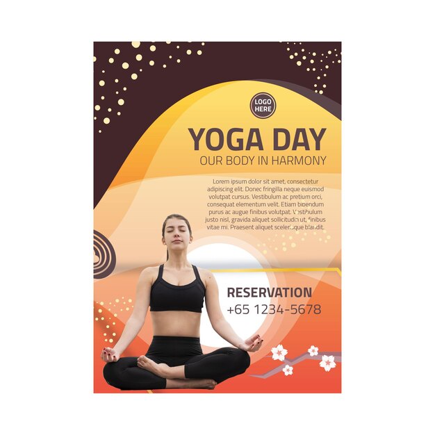 Yoga body balance poster