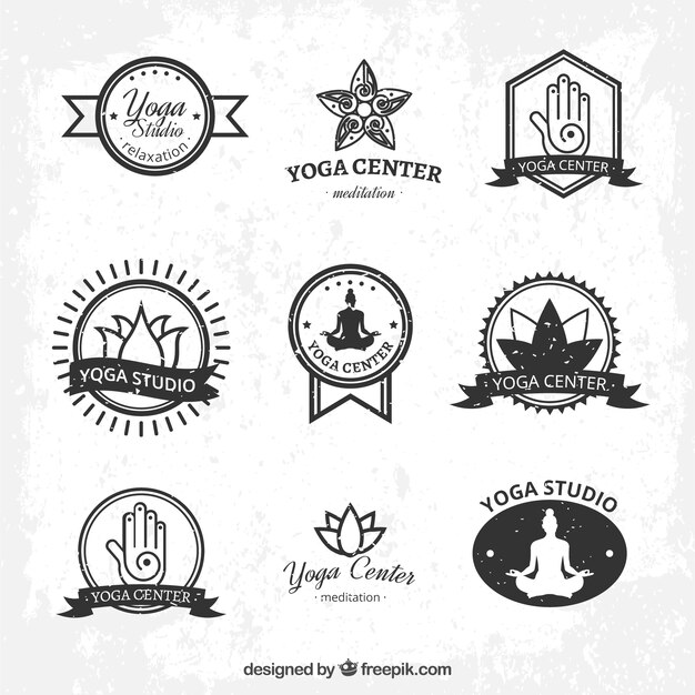 Yoga logo collection