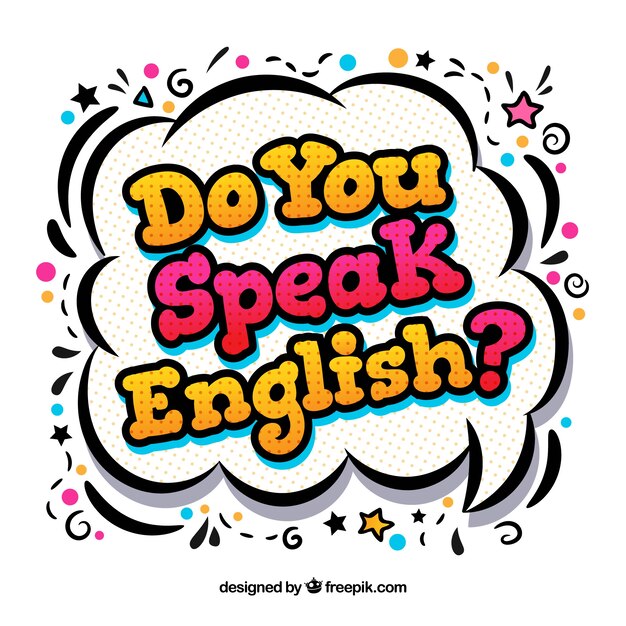 Do you speak english background