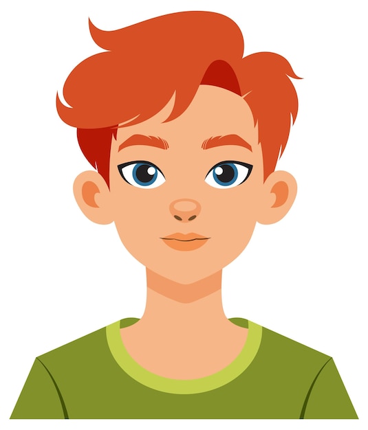 Young Boy with Red Hair