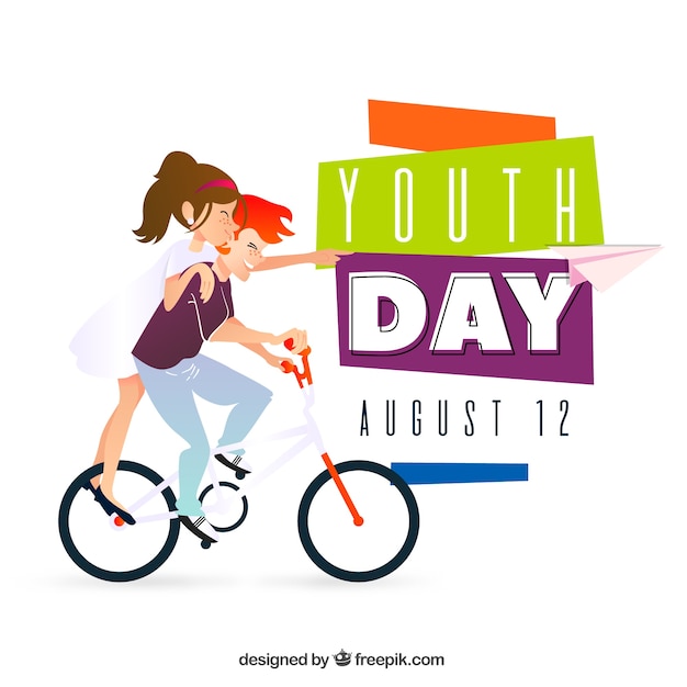 Free Vector youth day background