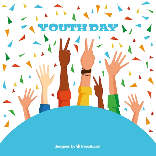 Free Vector youth day background