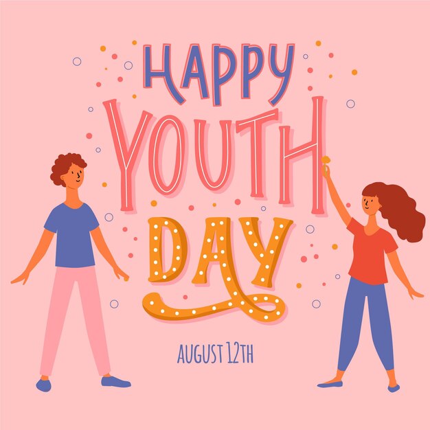 Youth day lettering