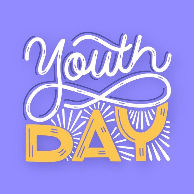 Youth day lettering