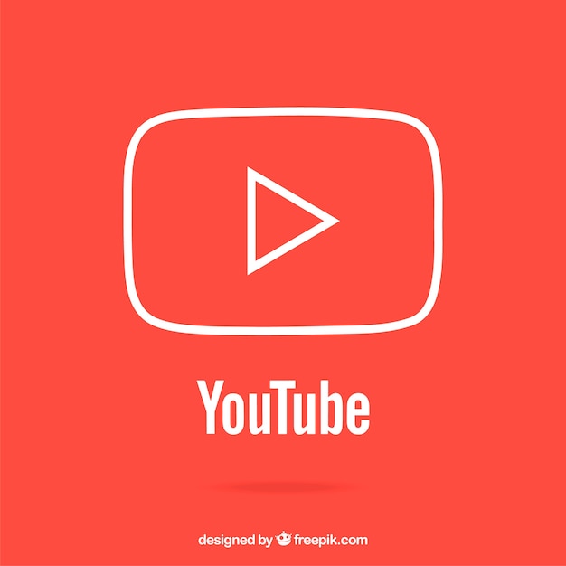 Free Vector youtube concept