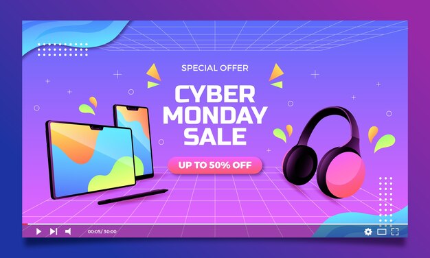 Youtube thumbnail for cyber monday