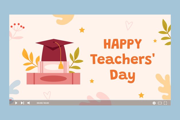 Youtube thumbnail for world teacher's day celebration