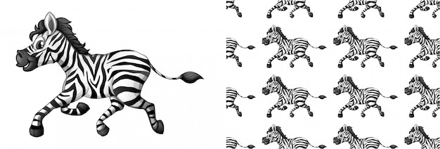 zebra animal pattern cartoon