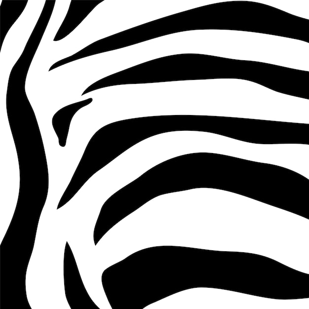 Free vector zebra stripe seamless pattern