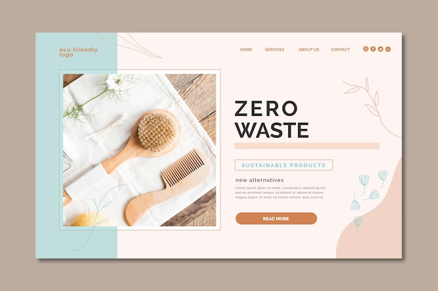 Zero waste landing page