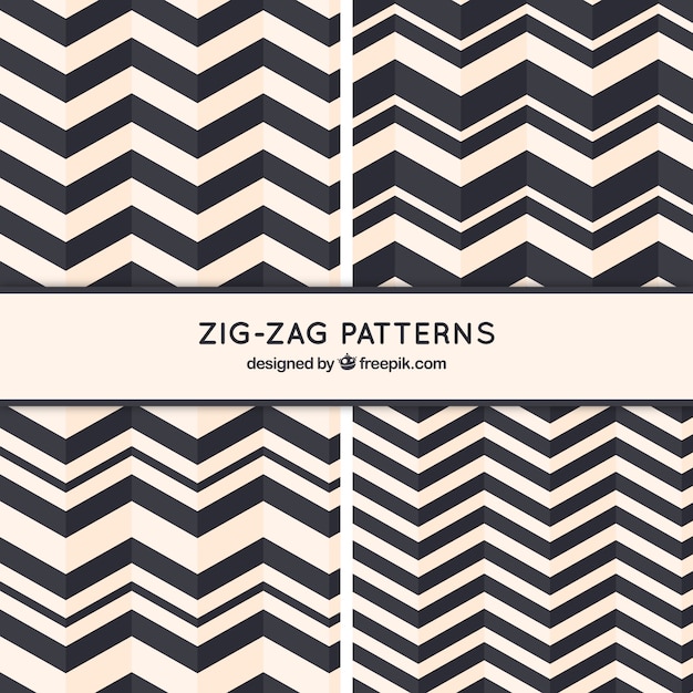 Zig-zag patterns