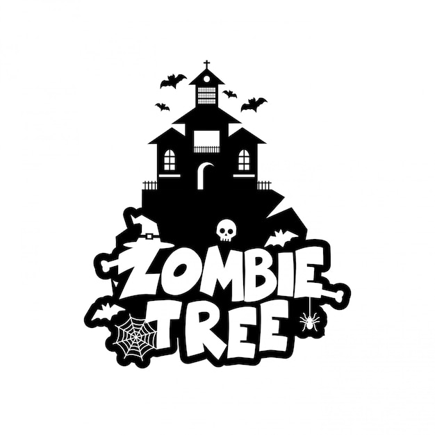 Zombie Party typography design vector 