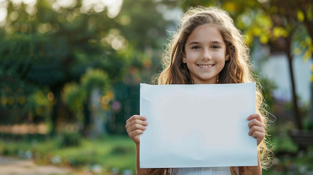 a 10 year old girl facing the camera