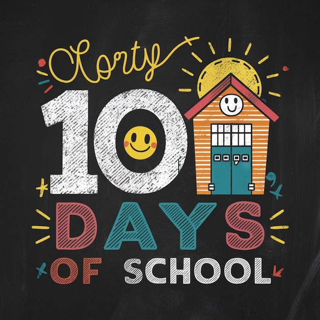 Photo 100 days of school tshirt design