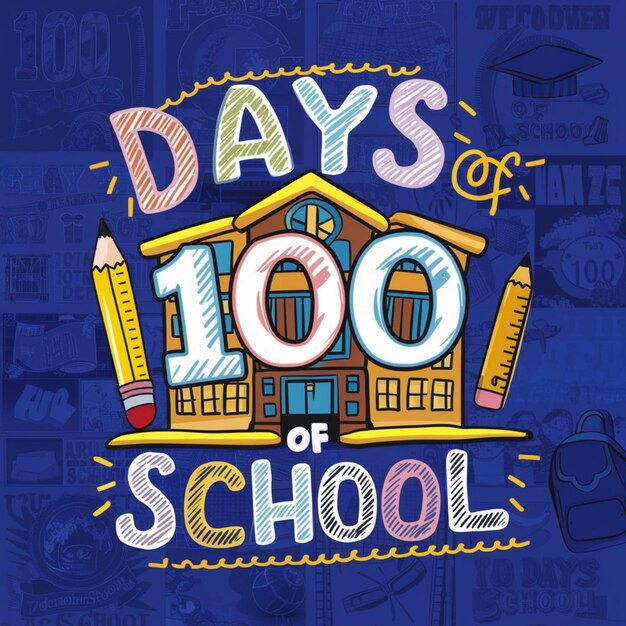 Photo 100 days of school tshirt design